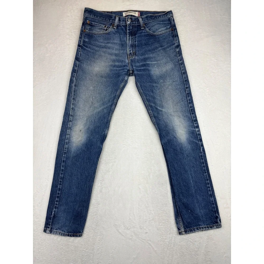 Levi's 505 Men's 34x34 Vintage **Tag Verified w/pics** jeans Blue Faded Denim